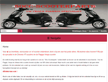 Tablet Screenshot of 50cc-scooterparts.nl